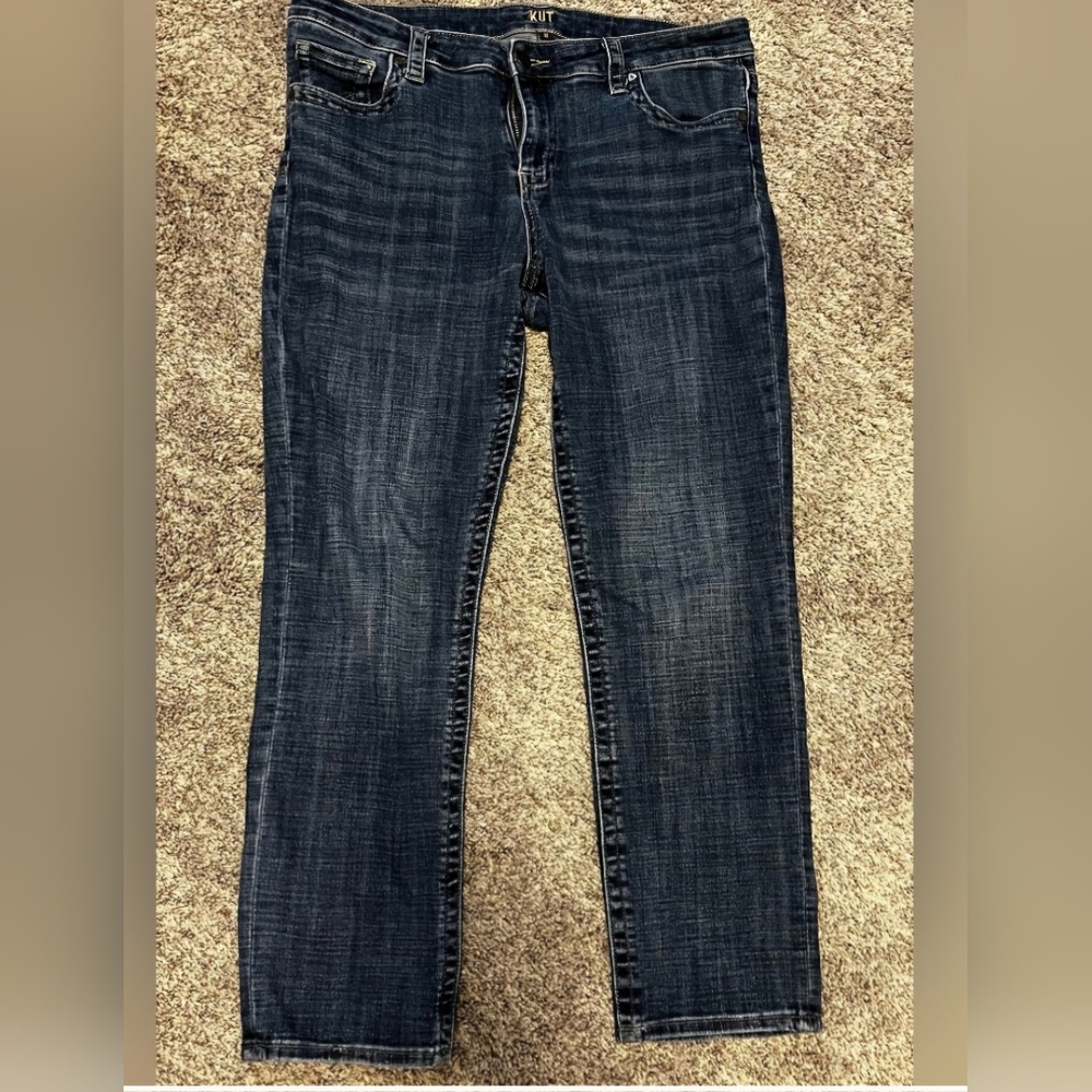 Kut from the Kloth straight leg jeans, size 14